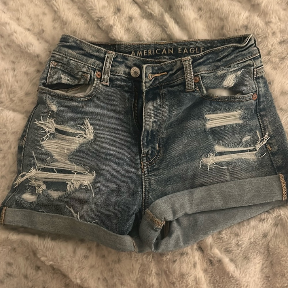 american eagle jean shorts
